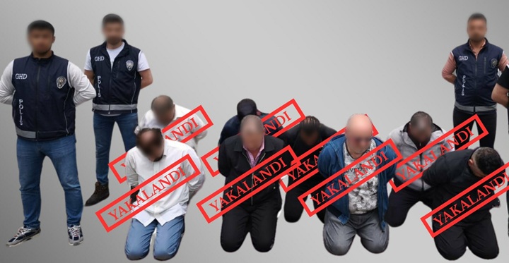 6 İlde Interpol Operasyonu: 23 Şüpheli Gözaltında