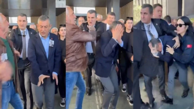  CHP Lideri Özgür Özel’e Yumruklu Saldırı