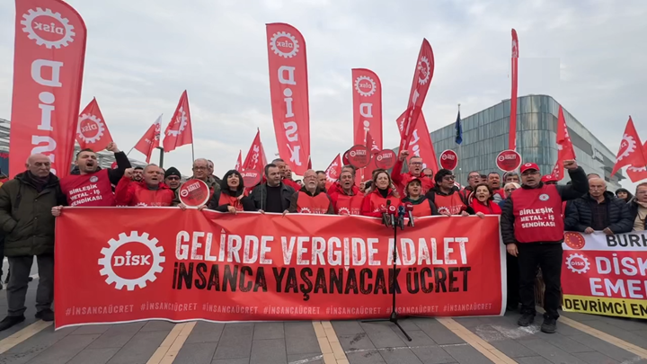 DİSK’in Ankara Yürüyüşü Bursa Etabına Ulaştı