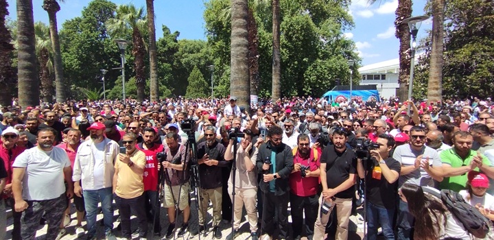 İzmir’de Grev 7. Gününde: İZELMAN Teklifi Oyluyor