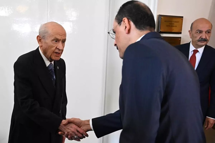 MİT Başkanı Kalın'dan Bahçeli’ye “Terörsüz Türkiye” Ziyareti